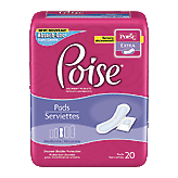 Poise Pads discreet bladder leakage protection, regular length, moderate absorbency Picture